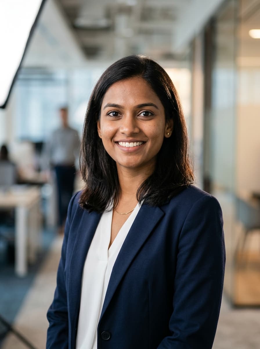 Clean corporate portrait for your profile
